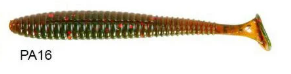 Lucky John S-Shad Tail 3.8'' (9.65 cm) 5P Silikon Yem PA16