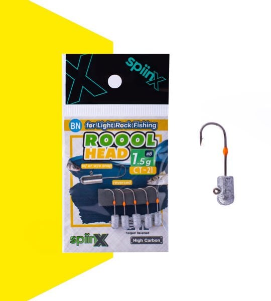 SPIINX ROOOL HEAD JIGHEAD HAM 1.5G #8 5P