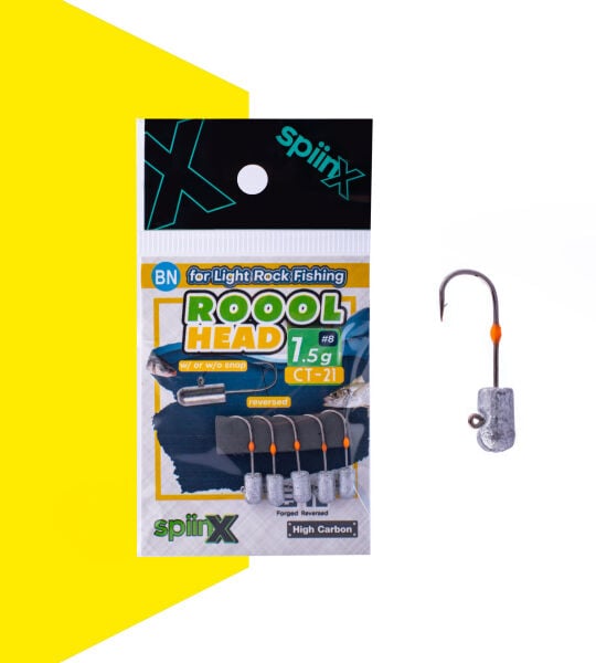 SPIINX ROOOL HEAD JIGHEAD HAM 1.5G #8 5P