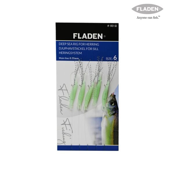Fladen Living Shrimp Mezgit 5 Köstek Hazır Takım