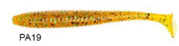 Lucky John S-Shad Tail 3.8'' (9.65 cm) 5P Silikon Yem PA19