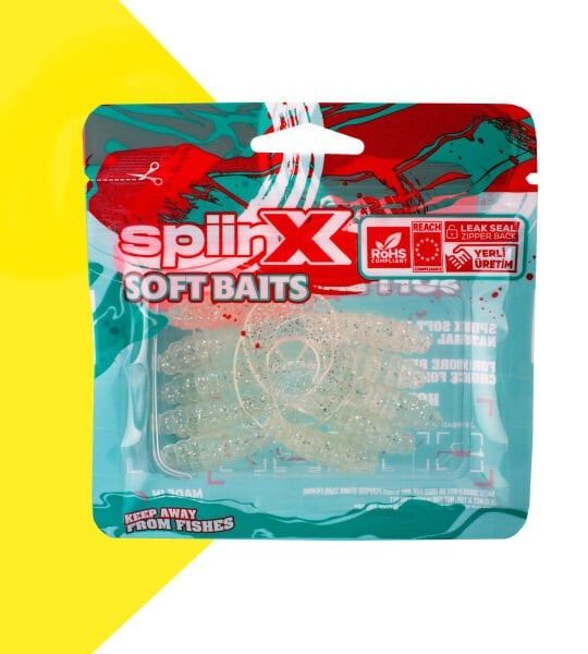 SPIINX CRAZY TAIL KUYRUK 7.5CM 10P CLEAR SILVER