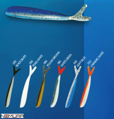 Nomura Orgınal Double Taıl 5cm 1.1g 10 Adet Suni Yem