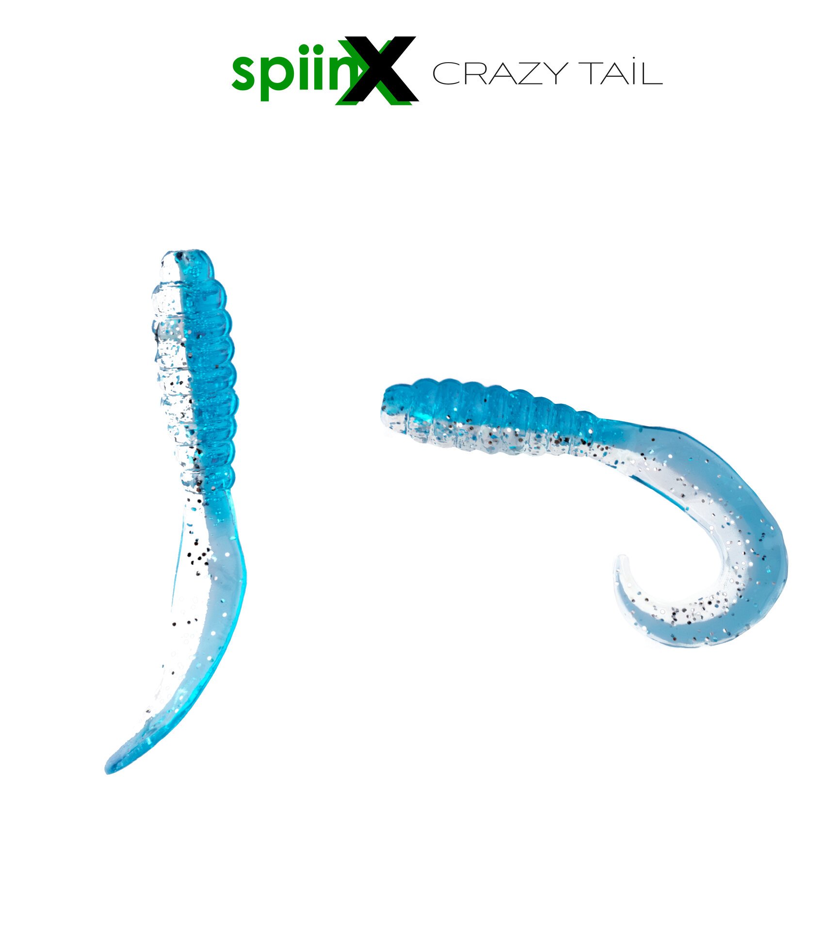 SPIINX CRAZY TAIL KUYRUK 7.5CM 10P BLUE SILVER