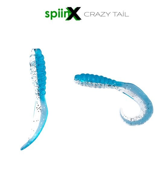 SPIINX CRAZY TAIL KUYRUK 7.5CM 10P BLUE SILVER
