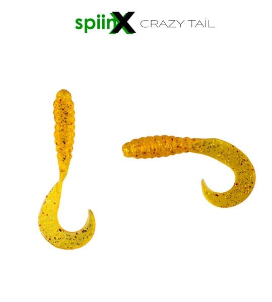 SPIINX CRAZY TAIL KUYRUK 7.5CM 10P HONEY SHRIMP