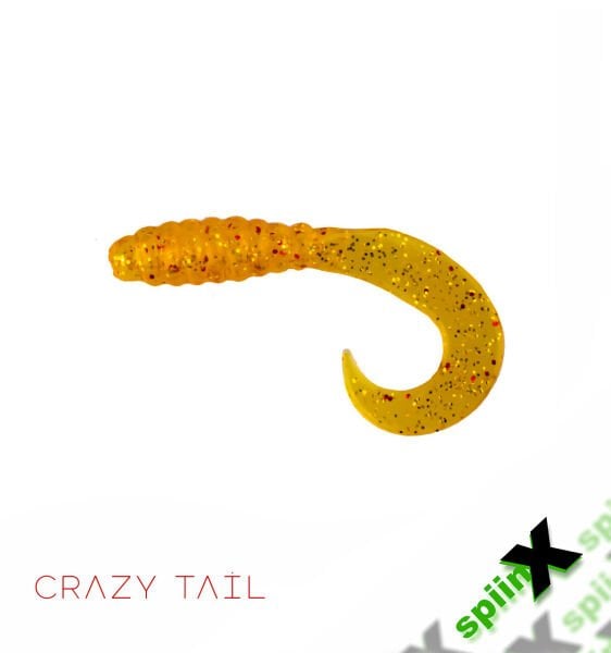 SPIINX CRAZY TAIL KUYRUK 7.5CM 10P HONEY SHRIMP