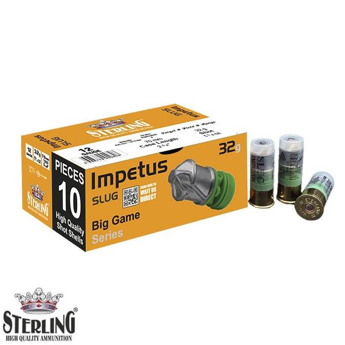 STERLING 12Cal Impetus Slug-Tek Kurşun