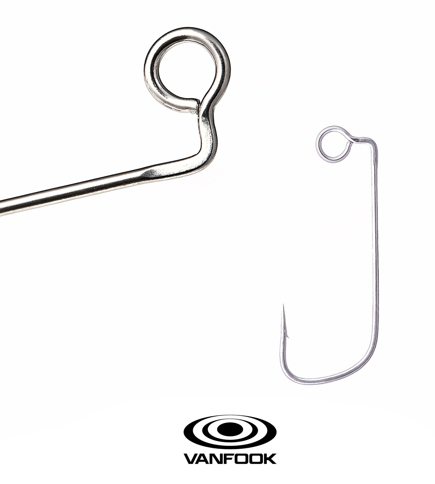 VANFOOK AJ-21S AJY HOOK SILVER 10P #6