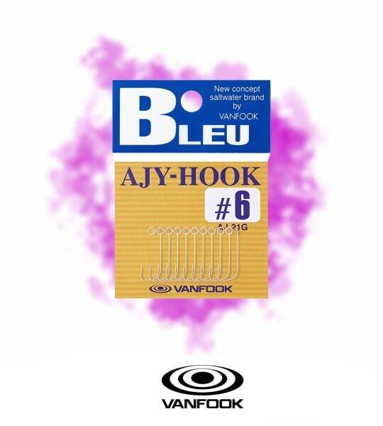 VANFOOK AJ-21S AJY HOOK SILVER 10P #6