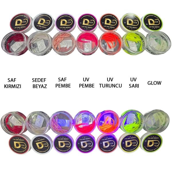 DEDE LRF PRO KOKULU LRF SİLİKONU ÇATAL KUYRUK 4CM