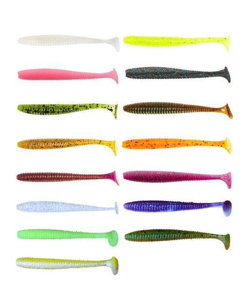 Lucky John S-Shad Tail 2.8'' (7.11 cm) 7P Silikon Yem 033