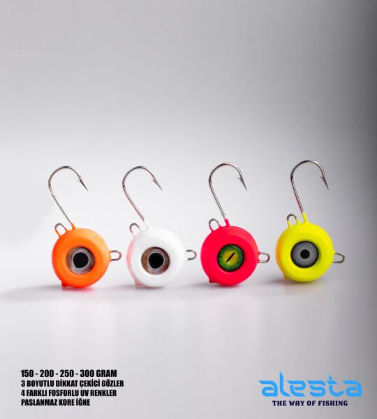 TENYA JIGHEAD 250G X6049 BEYAZ GLOW