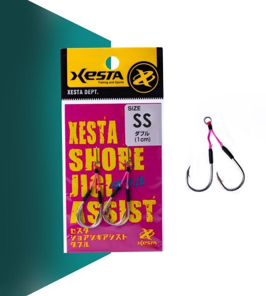 XESTA SHORE JIGGING ASSIST DOUBLE SS #10 2P
