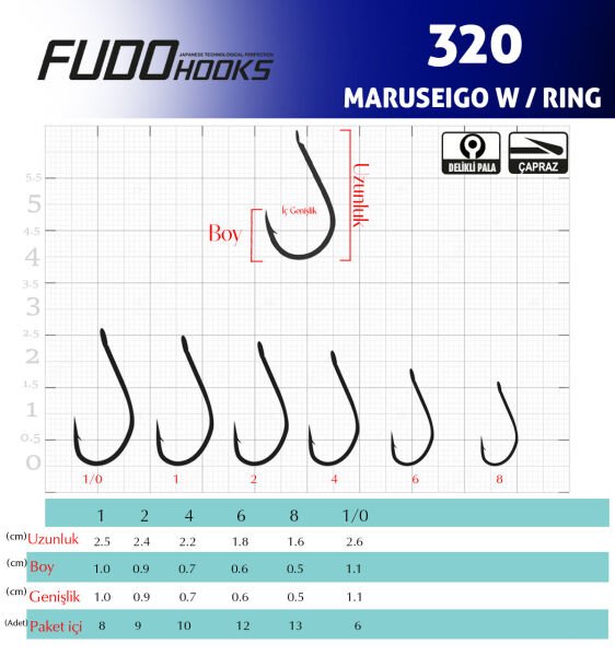 3207 MARUSEIGO W/RING #6 TEFLON 11P