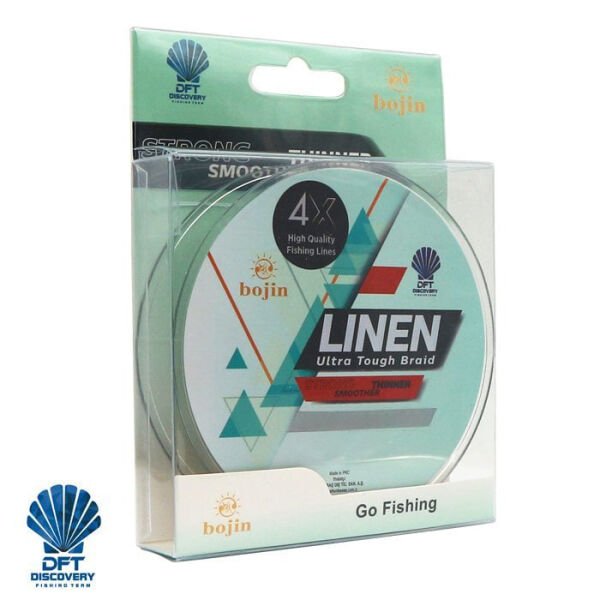 DFT Bojin 4X Linen İp Misina 0.14 mm 300 m Yeşil