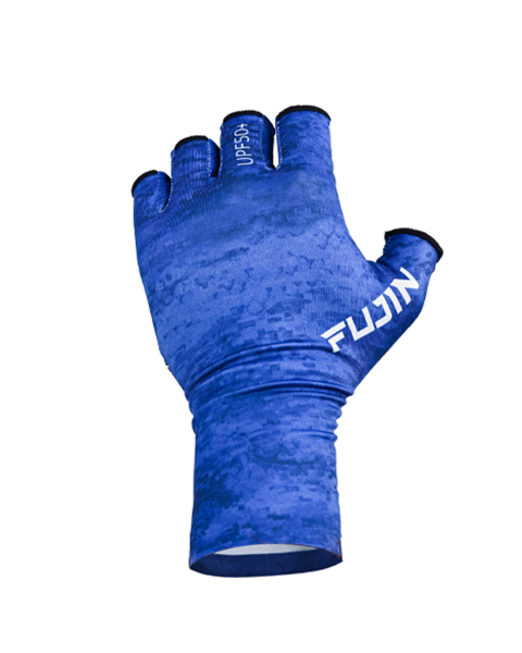 Fujin Pro Angler Summer Gloves Blue