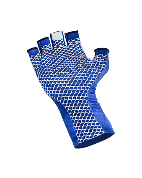Fujin Pro Angler Summer Gloves Blue