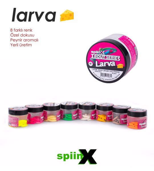 SPIINX LARVA 35MM 14P PEYNİR UV HOT GREEN 36