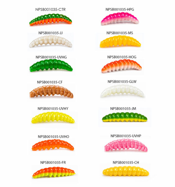 SPIINX LARVA 35MM 14P PEYNİR UV HOT GREEN 36