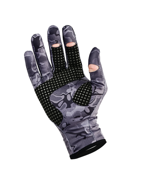 Fujin Pro Angler Winter Gloves Black Camo