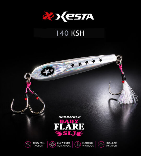 XESTA SCRAMBLE BABY FLARE SLJ 40G JIG KSH