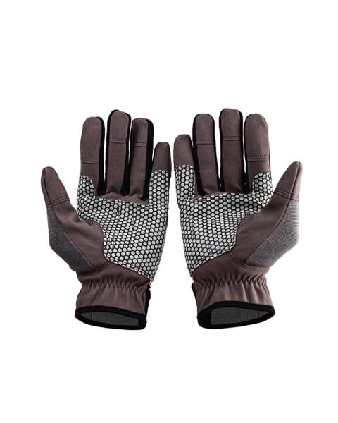Fujin Pro Angler Trolling Gloves Grey