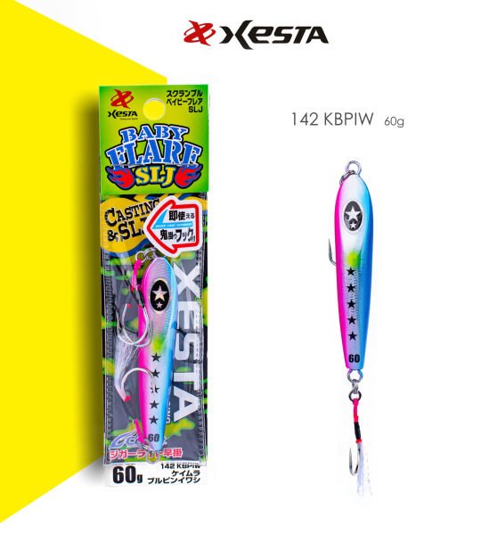 XESTA SCRAMBLE BABY FLARE SLJ 60G JIG KBPIW
