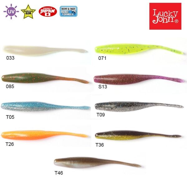 Lucky John Hama Stick 3.5'' (8.89 cm) 9P Silikon Yem 071