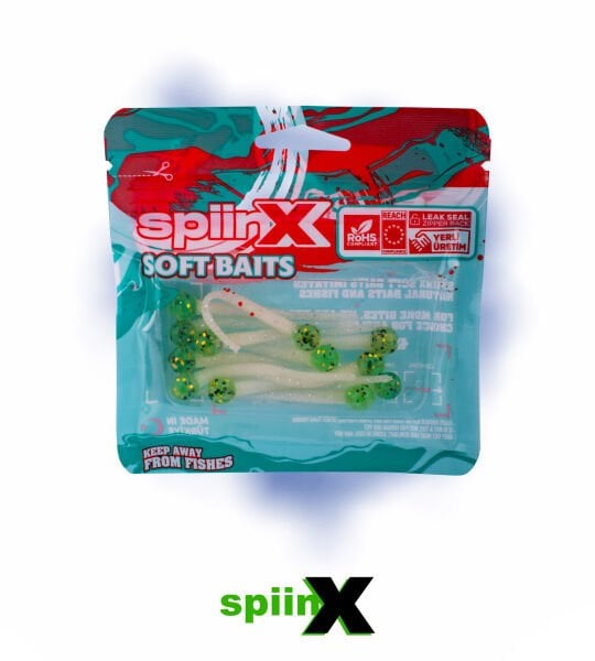 SPIINX MICE TAIL SİLİKON 8CM 12P PINEAPPLE CLEAR