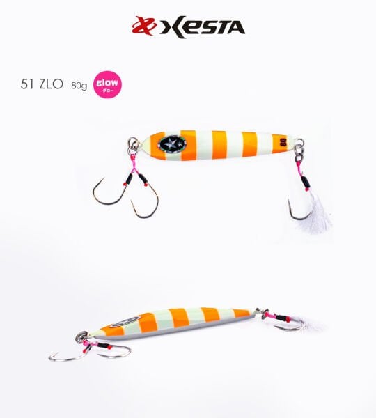 XESTA SCRAMBLE BABY FLARE SLJ 80G JIG ZLO