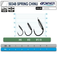 Owner 50348 Spring Chinu Nickel İğne
