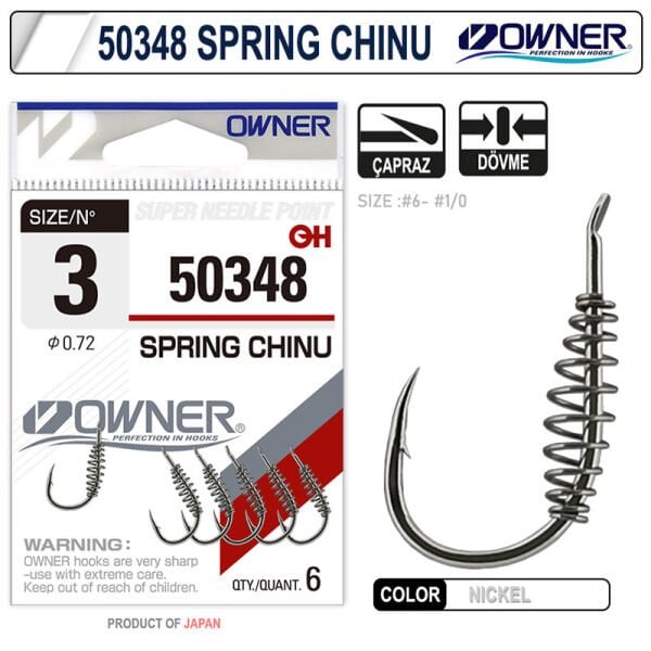 Owner 50348 Spring Chinu Nickel İğne