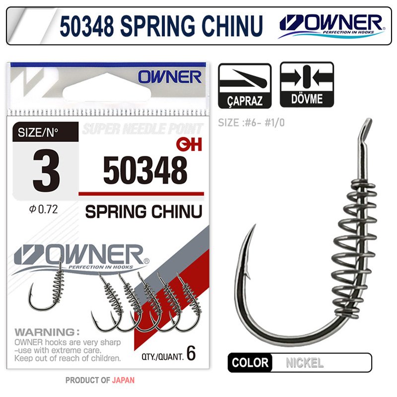 Owner 50348 Spring Chinu Nickel İğne