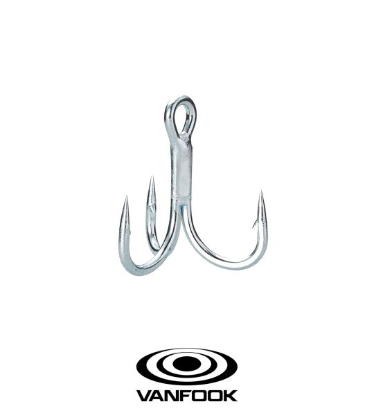 VANFOOK CT-78 TREBLE SH SILVER 4P #2/0