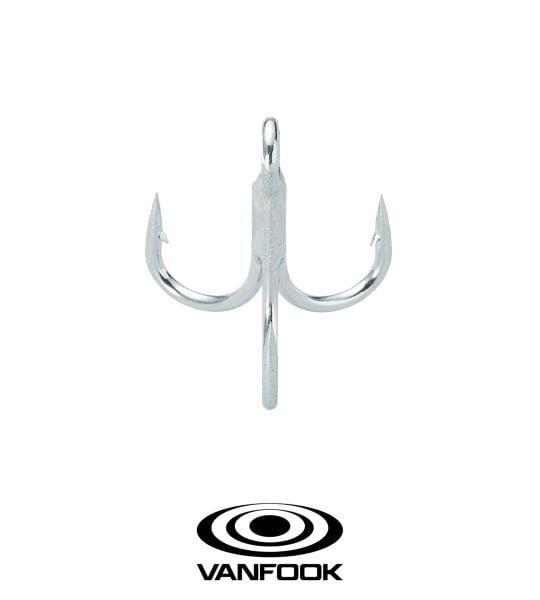 VANFOOK CT-78 TREBLE SH SILVER 4P #2/0
