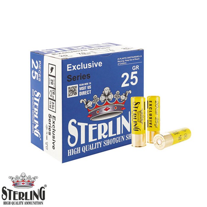 STERLING 20 Cal. 25 G. No: 9 Av Fişeği FIBRE