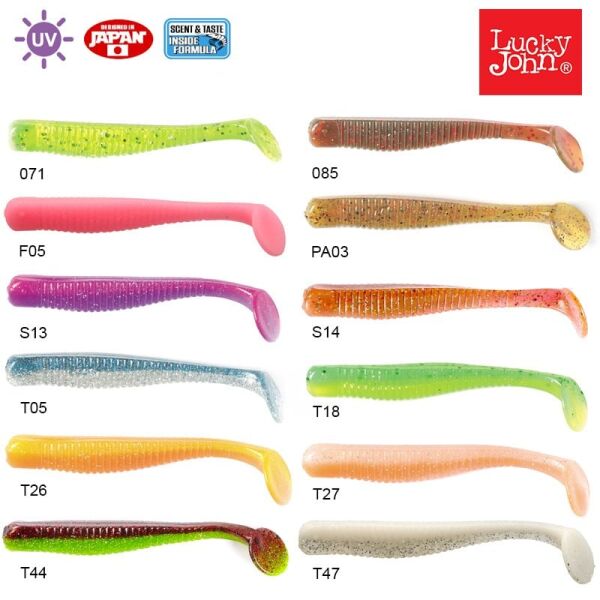 Lucky John Long John 4.2'' (10.67 cm) 6P Silikon Yem F05