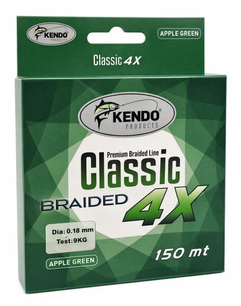 Kendo Classic 4X 150m Apple Green Örgü İp