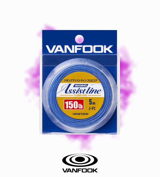 VANFOOK J-FC JIGGING ASIS LINE FC MAVİ 150LB 5M #20