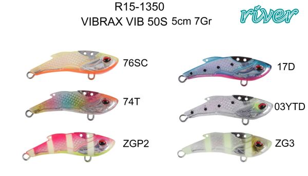 River Vibrax Vib 50S 5Cm 7Gr Maket Balık 76SC