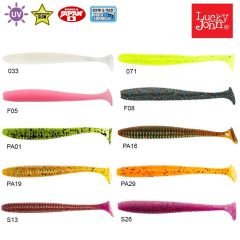 Lucky John S-Shad Tail 2.8'' (7.11 cm) 7P Silikon Yem