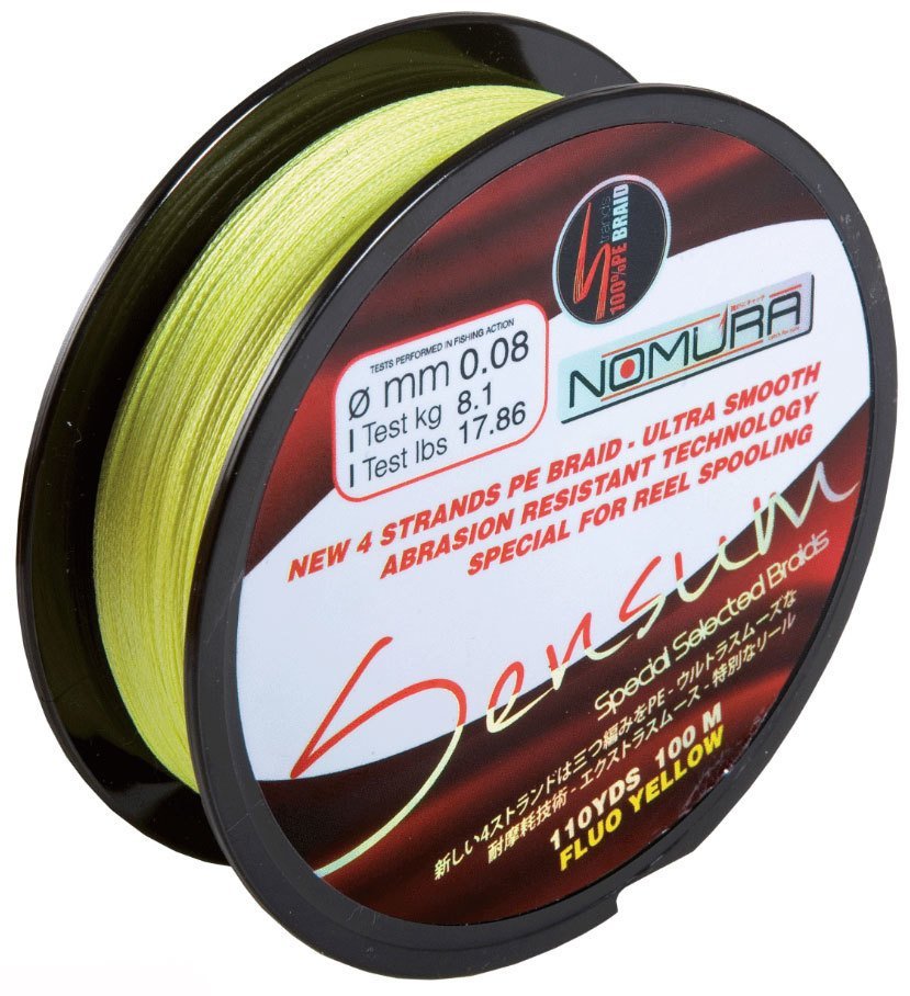 Sensun - 4l X 100mt/110yds 100%Braıd Fluo Yellow