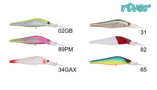 River Deep Hunter 110F 11Cm 22G Maket Balık 82
