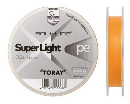 Toray Saltline Super Light PE 150mt 0.2PE