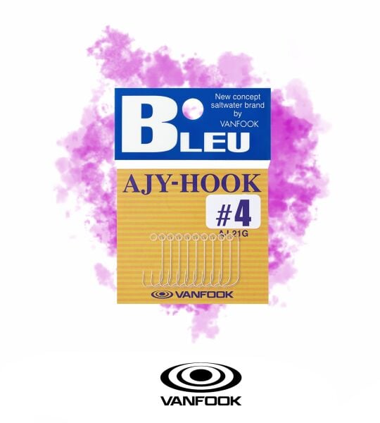 VANFOOK AJ-21S AJY HOOK SILVER 10P #4