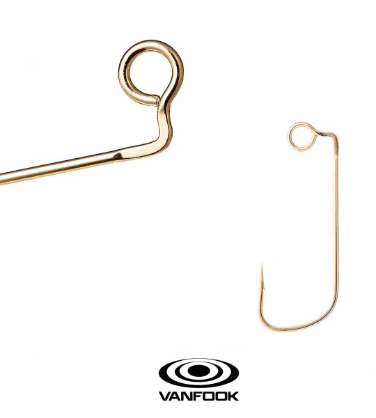 VANFOOK AJ-21G AJY HOOK GOLD 10P #4