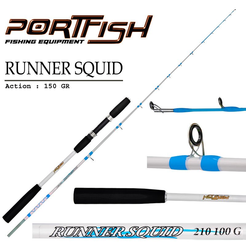 Portfish Runner Squid Kamış 180 cm 150 gr