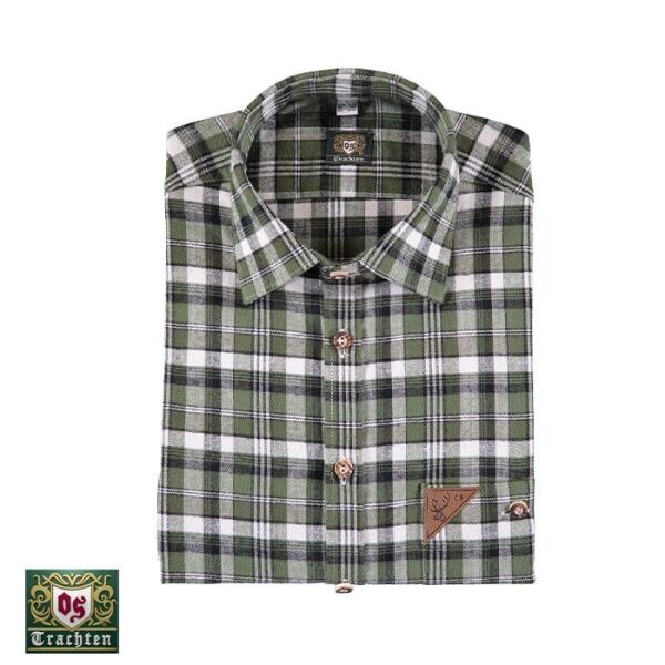 T. OS-Trachten Kareli Erkek Gömleği Uzun Kol 41/42