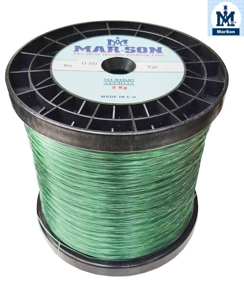 MarSon Bobin Misina 1 ve 2Kg Yeşil 0.50 MM